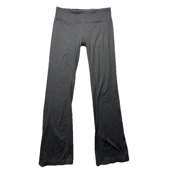 Prana Pants Women's Large Tall Heather Gray Transform Flare Chakara Stretch - Picture 1 of 4